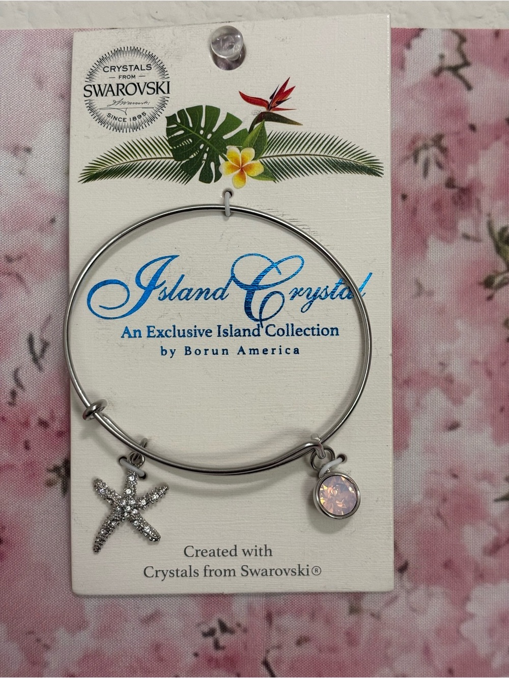 Island Crystal an Island Collection by Borun America Swarovski Crystals. New
